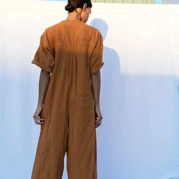 Current Obsession Jumpsuit Ginger Mustard - Picture 2 of 7
